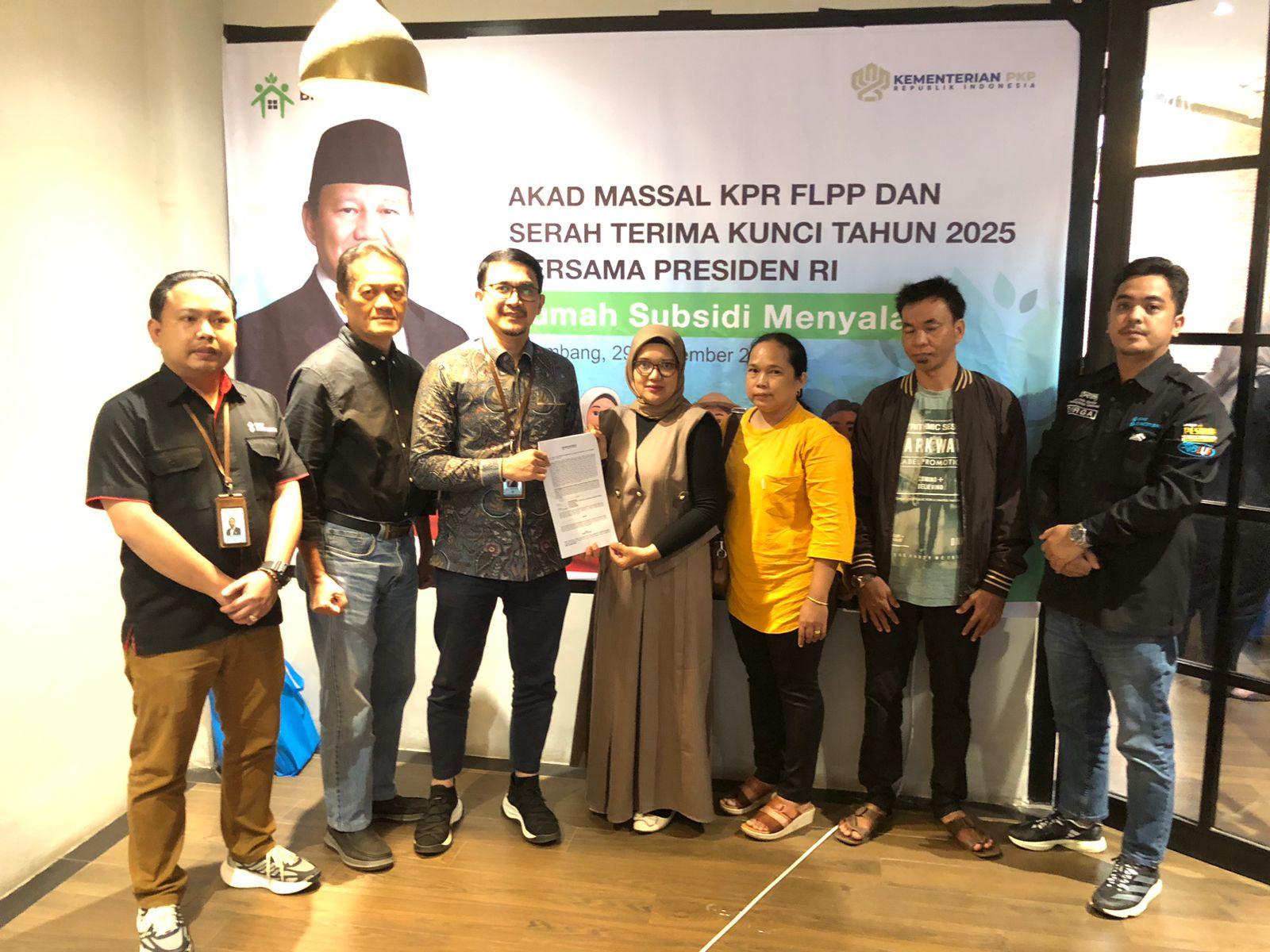 Bank Sumsel Babel Supports Acceleration of 3 Million Homes