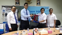 KUNJUNGAN DIRUT BANK SUMSEL BABEL KE KANTOR REDAKSI BERITA PAGI