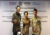 BSB dan BNI Kucurkan Kredit Bangunan Pabrik Baturaja II