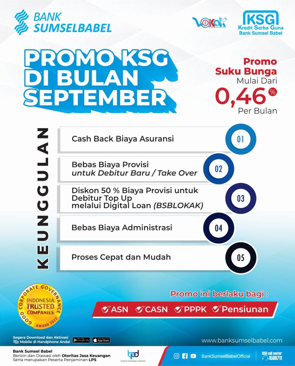 Promo KSG di Bulan September