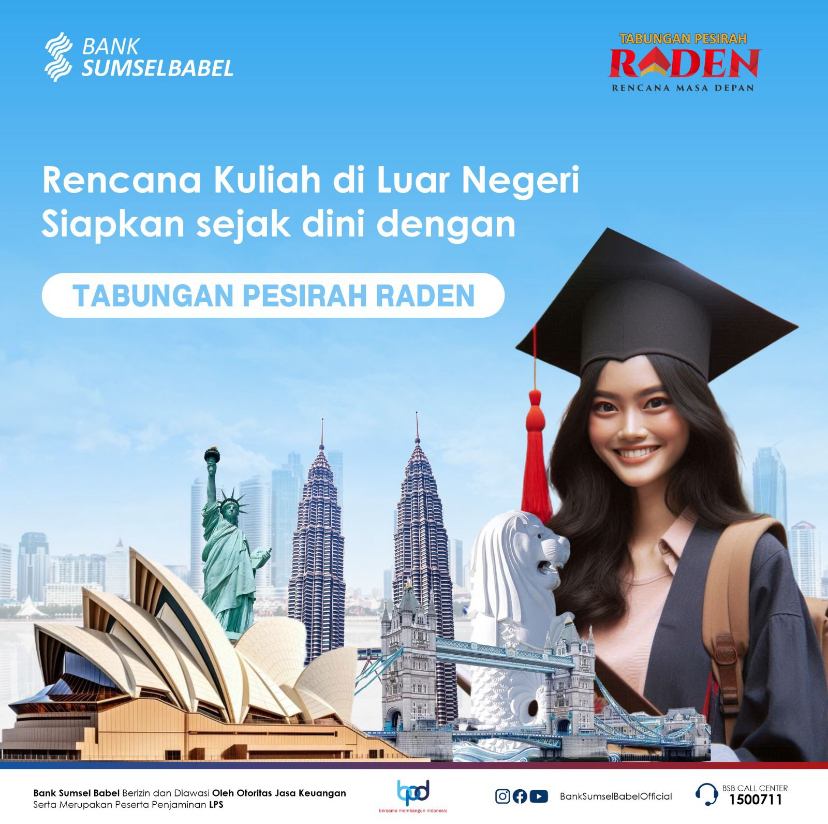 Rencanakan Kuliah di Luar Negeri dengan Tabungan Pesirah Raden