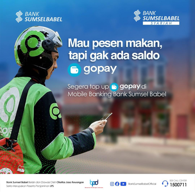 Top Up Gopay Balance Using BSBMobile Only