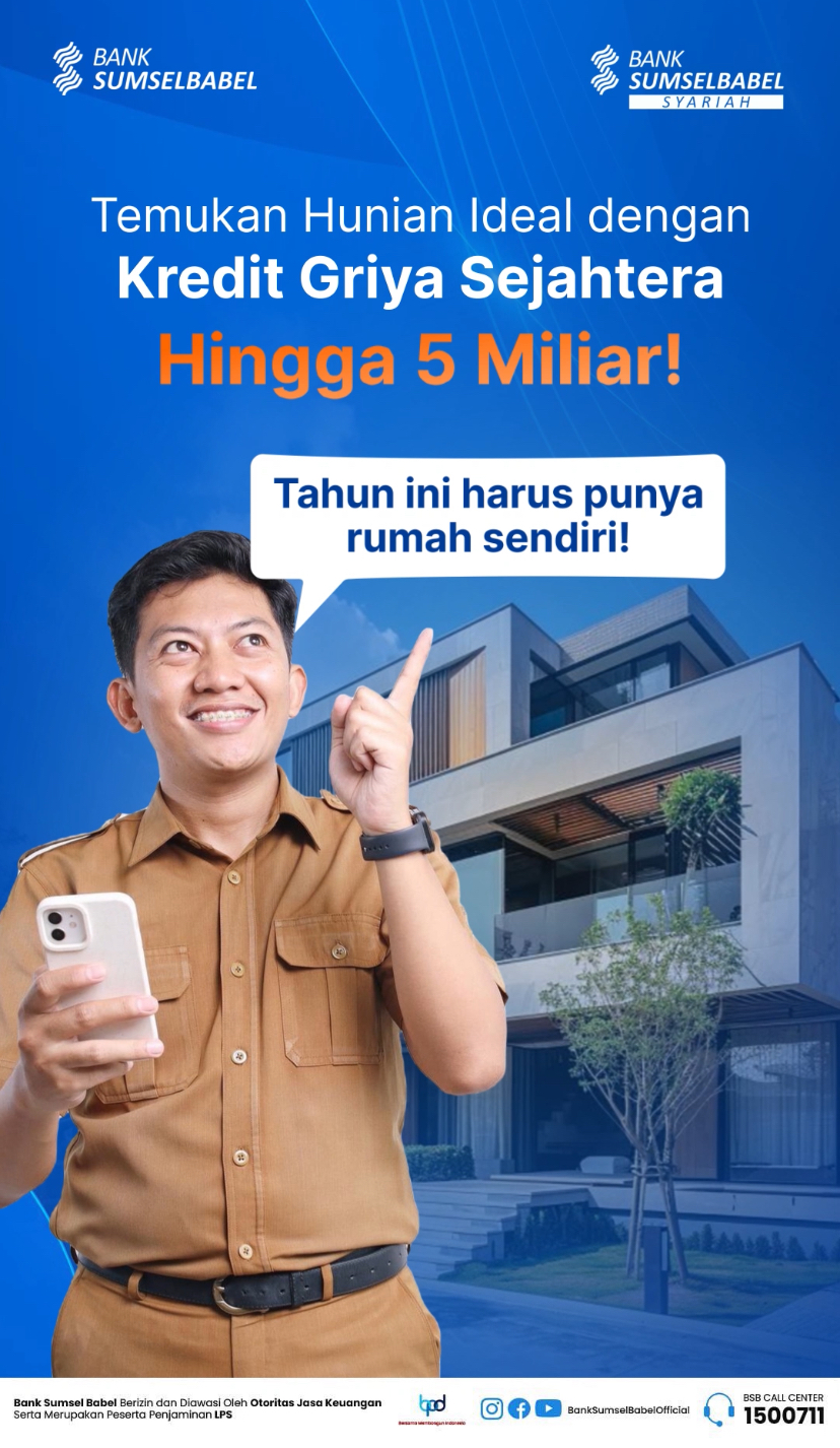 Realise your dream home with Bank Sumsel Babel