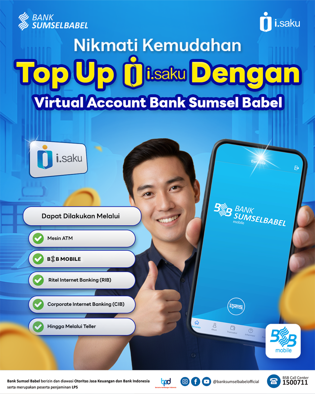 Top Up i.saku is Now Easier, Quick and Hassle-Free