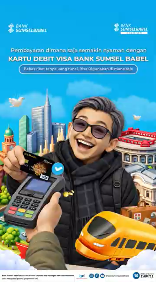 Visa Debit Card from Bank Sumsel Babel for All Your Needs