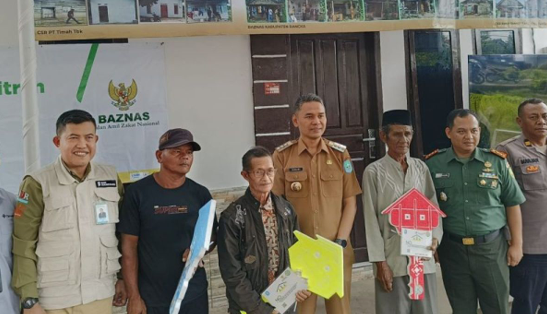 Persetujuan bantuan CSR Kabaupaten Bangka Bantuan RTLH